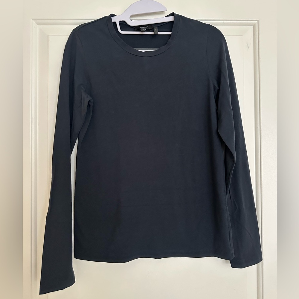 Theory Long Sleeves T-Shirt (Dark Blue)